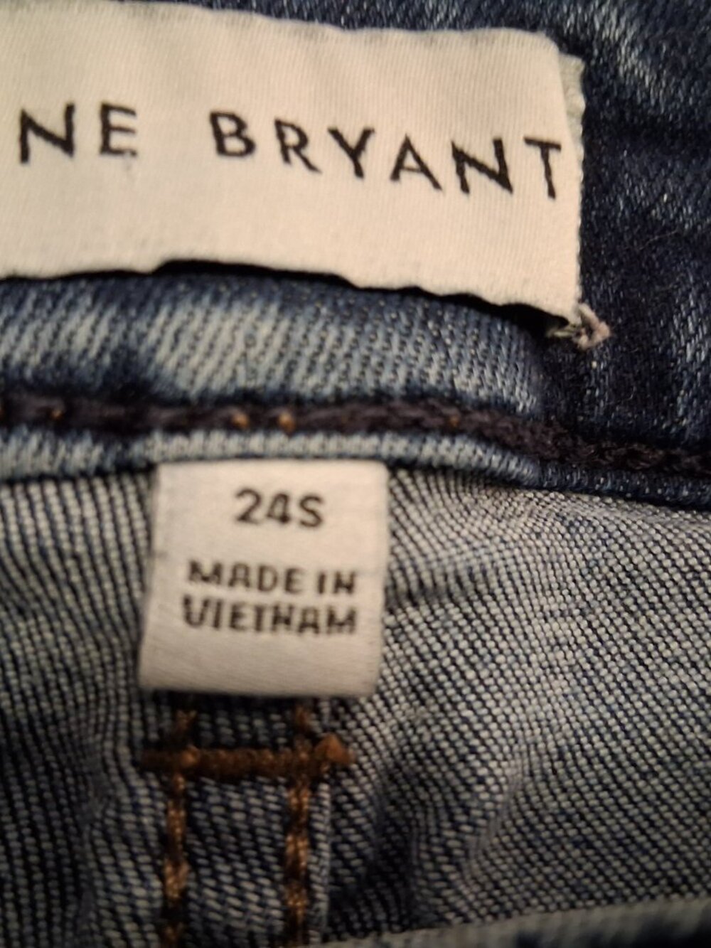 Women's Lane Bryant Mid-Rise Boot Cut Jeans Size 24 Short Medium Blue - Picture 2 of 5